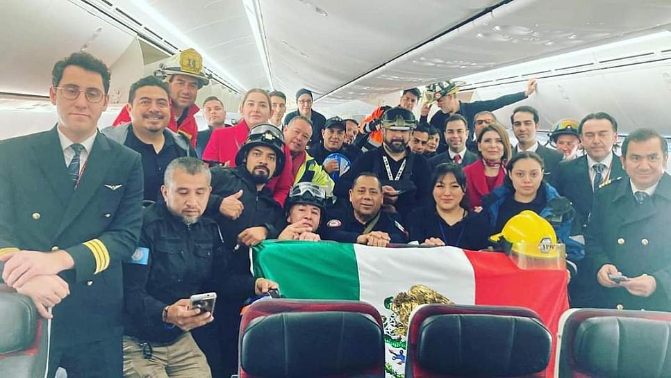 ZACATECANOS VIAJAN A TURQUÍA; APOYARÁN EN TAREAS DE RESCATE 