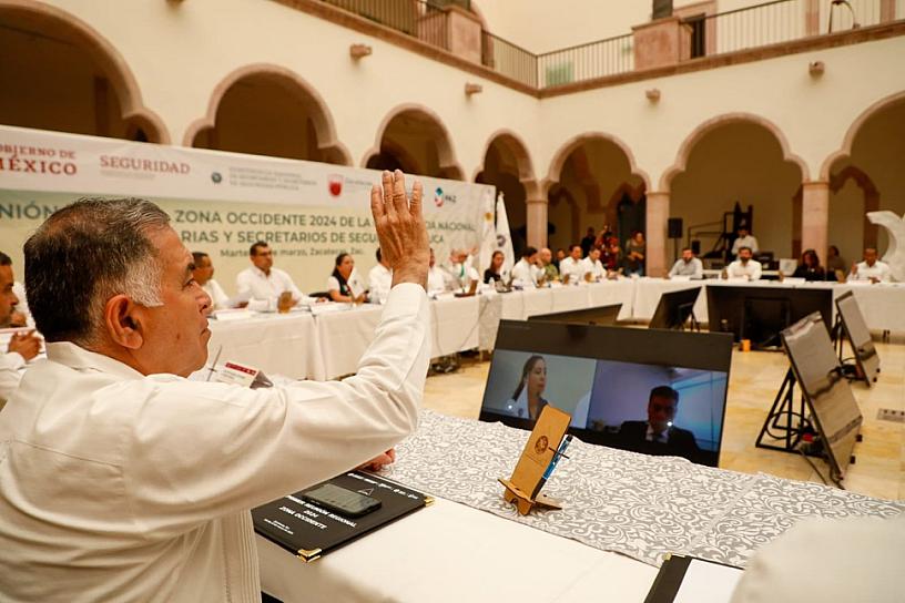 ZACATECAS, SEDE DE LA REUNIÓN REGIONAL DE SECRETARIOS DE SEGURIDAD PÚBLICA