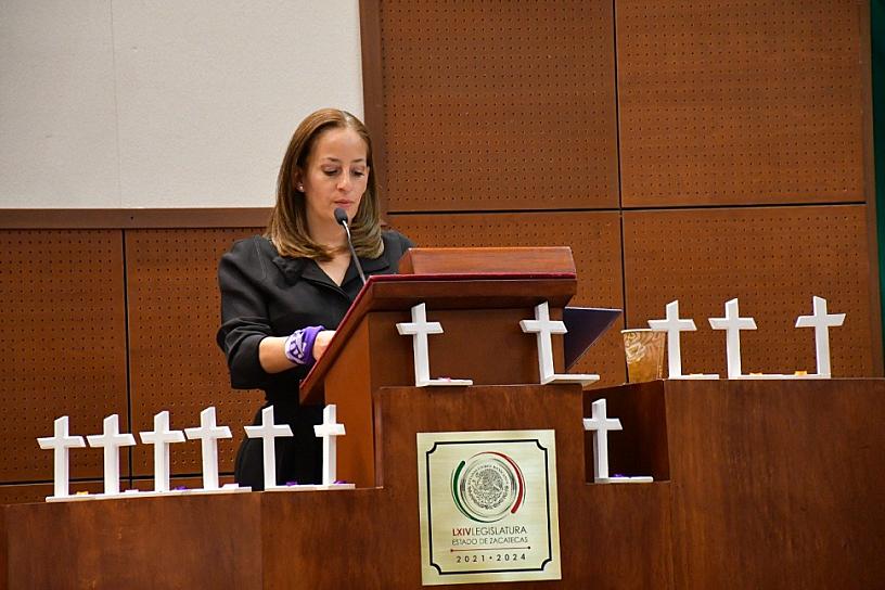 ZACATECAS, PRIMER LUGAR DE VIOLENCIA CONTRA LA MUJER: DIPUTADA