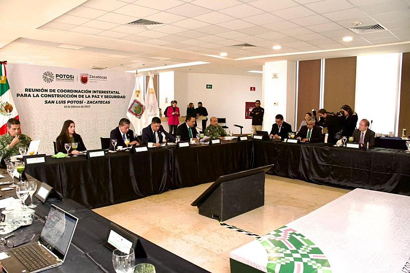 ZACATECAS Y SLP FIRMAN CONVENIO PARA COMBATIR LA INSEGURIDAD 