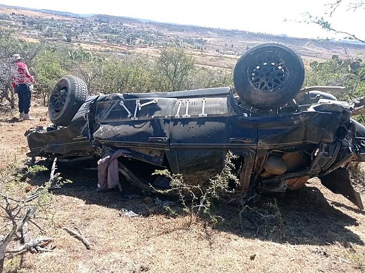 CUATRO MUERTOS, SALDO DE FATAL VOLCADURA