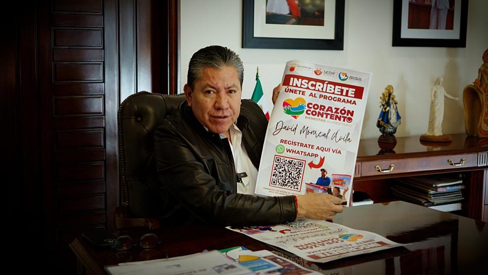 AMPLÍA DAVID MONREAL PROGRAMA ALIMENTARIO CORAZÓN CONTENTO