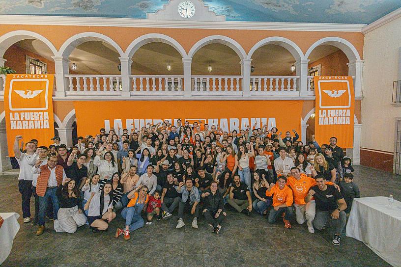 SE SUMA JUVENTUD ZACATECANA AL CAMBIO: ARRANCA EL CAMPUS NARANJA CON NUEVA VISIÓN POLÍTICA
