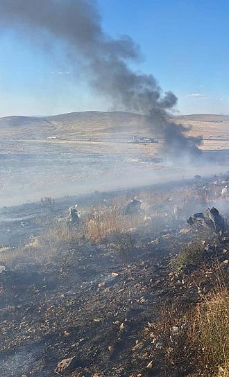 FRENAN BOMBEROS INCENDIO EN EL TIRADERO MUNICIPAL DE FRESNILLO