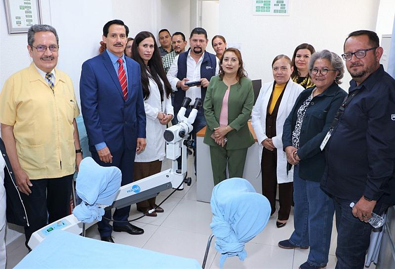ADQUIERE SSZ EQUIPO DE COLPOSCOPÍA 