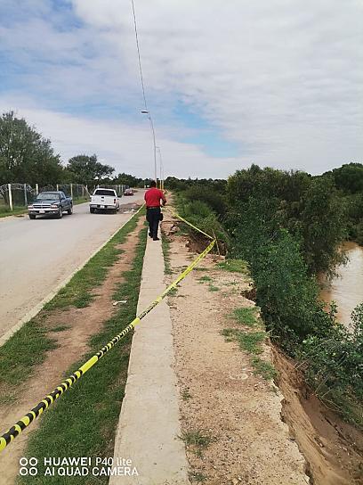 ADVIERTEN DE RIESGO DE DERRUMBE EN RÍO GRANDE 