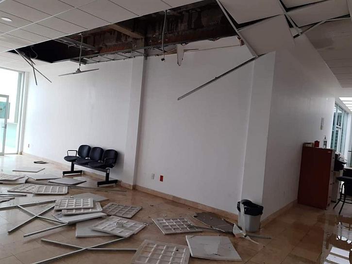 AFECTAN LLUVIAS LOS JUZGADOS 1 Y 2 EN FRESNILLO