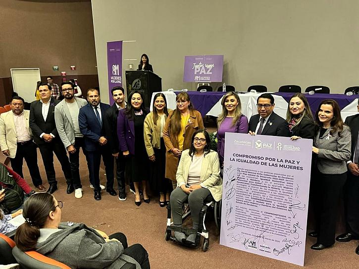 AFIANZAN AUTORIDADES COMPROMISO POR LA PAZ Y LA IGUALDAD 