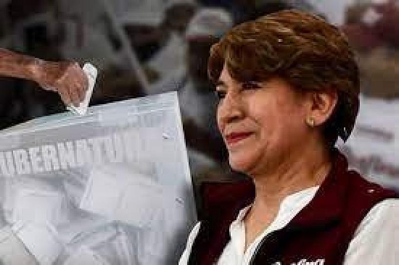 AFIRMA DELFINA GÓMEZ QUE TIENE VENTAJA SOBRE ALE DEL MORAL; PRÓXIMO 4 DE JUNIO, A LAS URNAS 