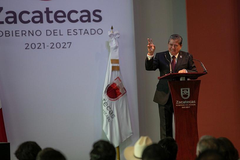 AFIRMA GOBERNADOR QUE JUNTOS, SE RECONSTRUIRÁ ZACATECAS