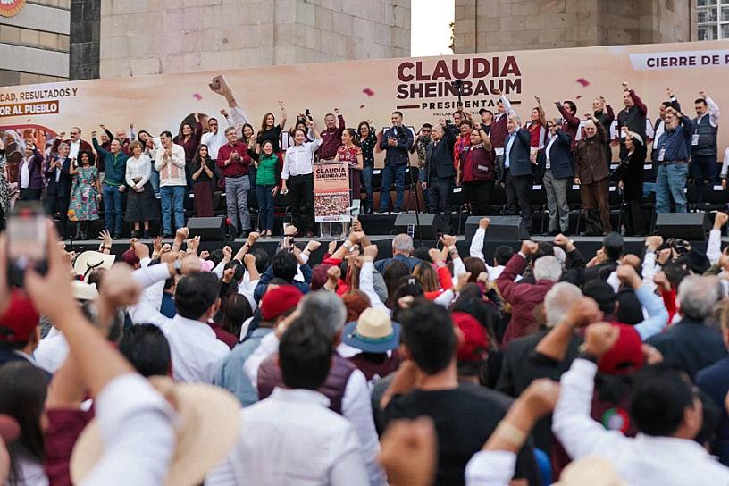 AFIRMA SHEINBAUM QUE ELLA GANÓ LA PRECAMPAÑA 