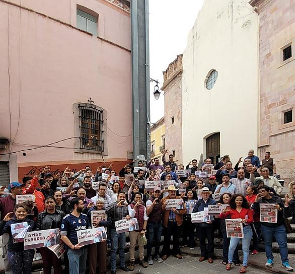 AGRADECEN SIMPATIZANTES APOYO A CLAUDIA SHEINBAUM