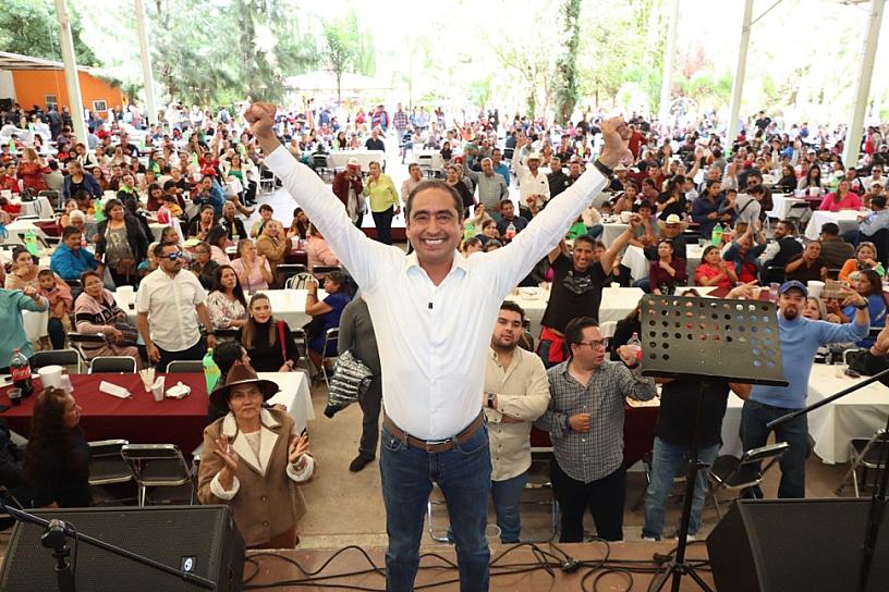 AGRADECE PEPE SALDÍVAR RESPALDO A SU CONTINUIDAD EN GUADALUPE