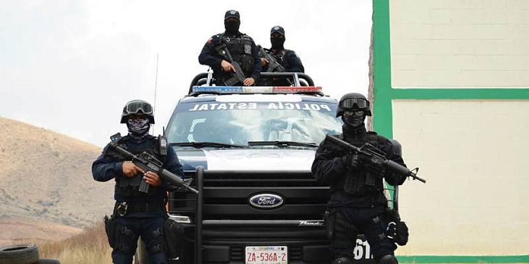 AGREDEN A POLICÍAS ESTATALES EN JEREZ