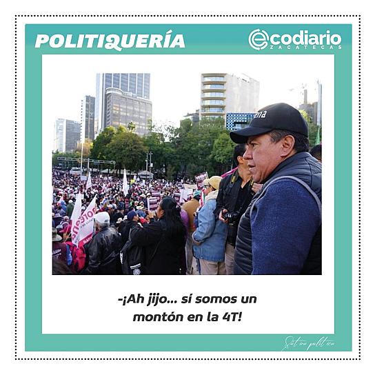 -¡Ah jijo… sí somos un montón en la cuarta transformación