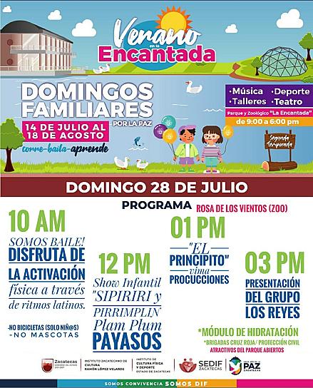 AHORA EN LA ENCANTADA, DOMINGO FAMILIAR