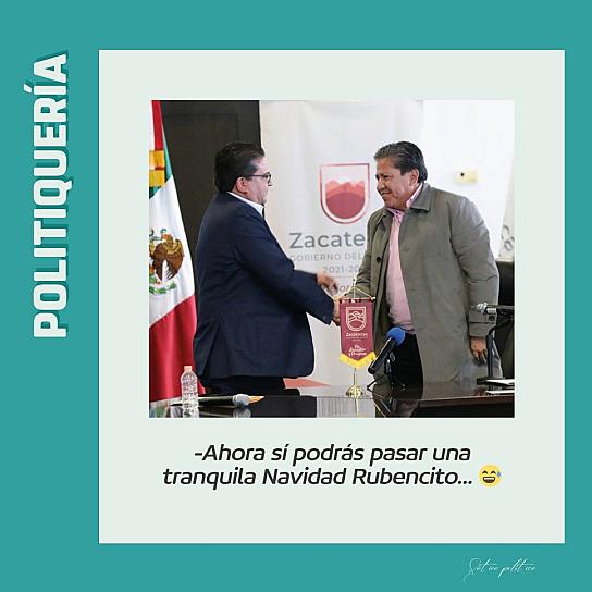 -Ahora sí podrás pasar una tranquila Navidad Rubencito... 😅