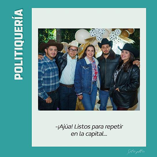 -¡Ajúa! Listos para repetir en la capital...