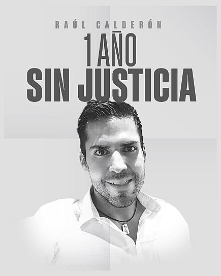 A LA ESPERA DE JUSTICIA, FAMILIA DE RAÚL CALDERÓN