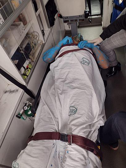 ALBAÑIL CAE A UN ALJIBE; FUE TRASLADADO INCONSCIENTE AL HOSPITAL