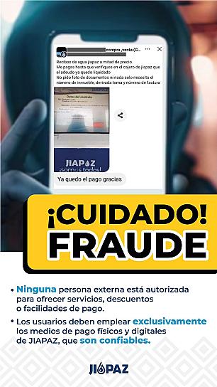 ALERTA JIAPAZ POR FRAUDES EN REDES SOCIALES