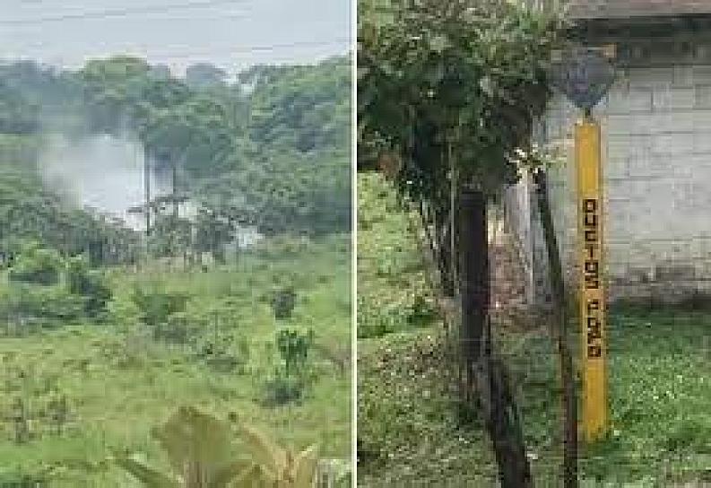 ALERTAN POR FUGA DE GAS EN DUCTO DE PEMEX EN VERACRUZ 