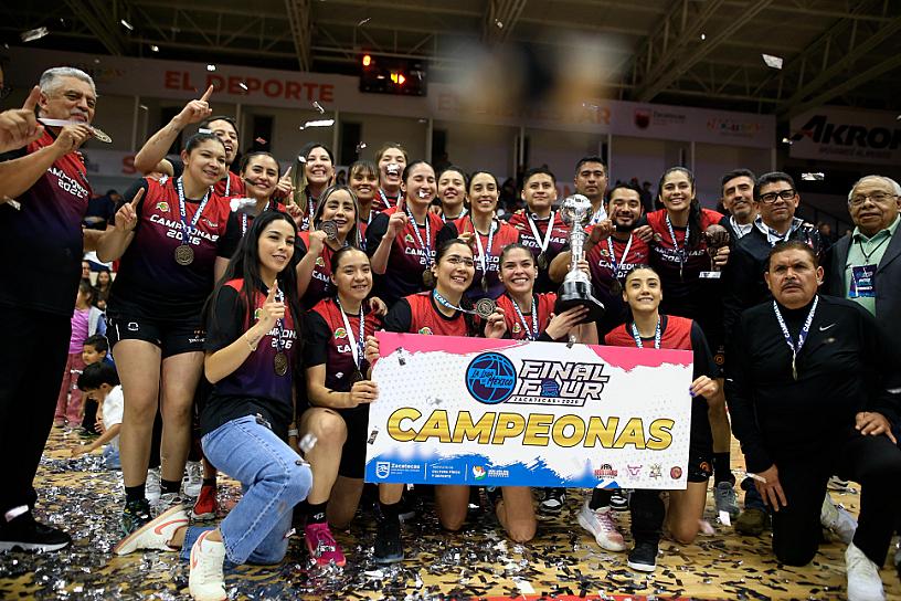 MINERAS DE ZACATECAS, CAMPEONAS DE LA LIGA DE MÉXICO DE BASQUETBOL