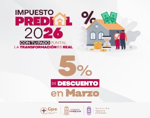 Promoción descuentos predial zacatecas