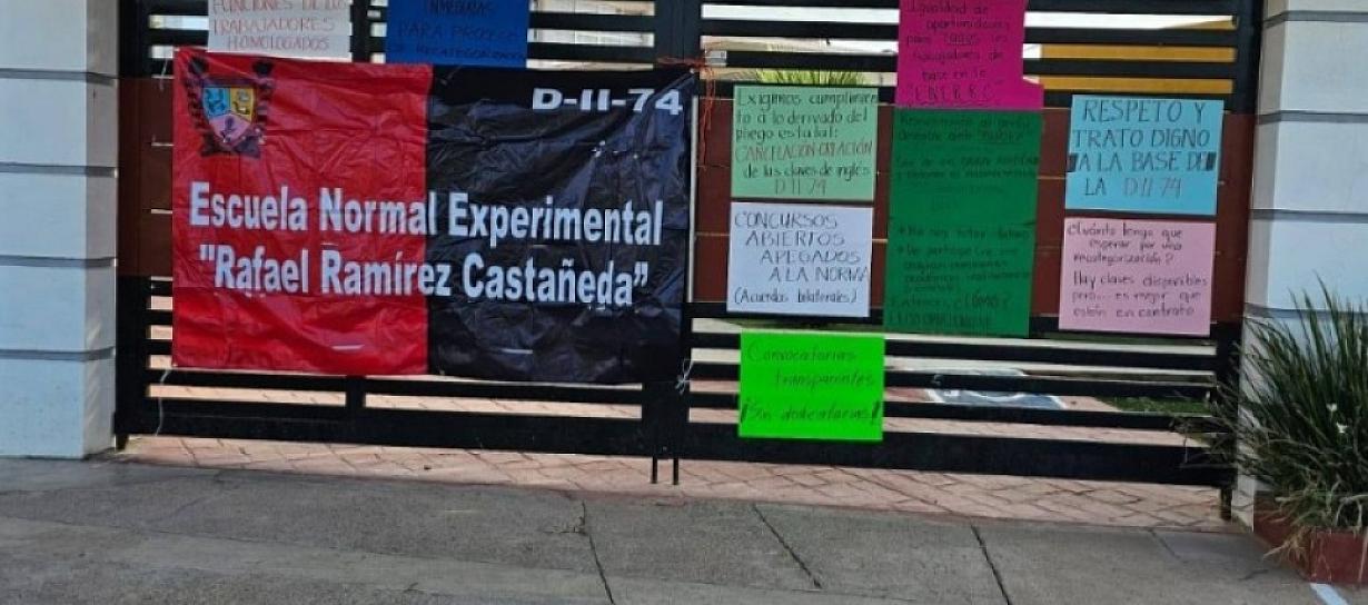 MANTIENEN PARO Y SE VAN A VACACIONES EN NORMAL DE NIEVES