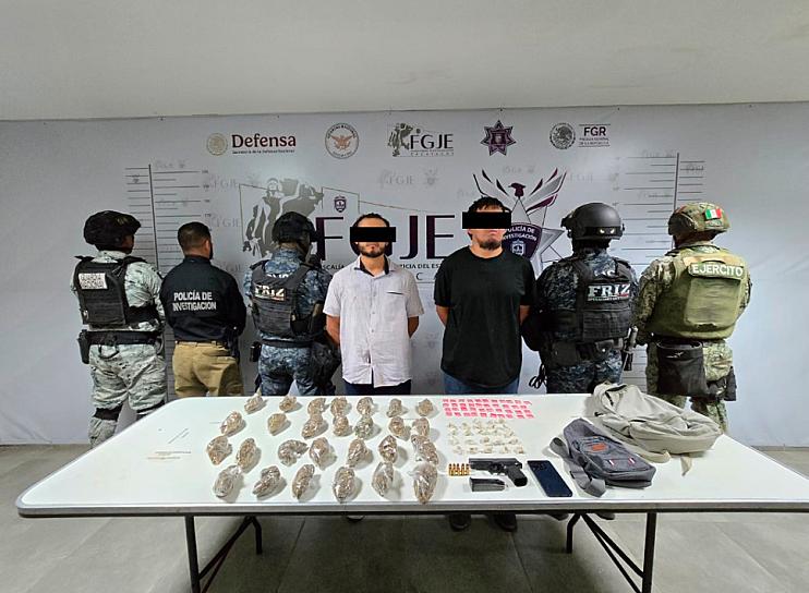 DETIENEN FUERZAS DE SEGURIDAD A DOS GENERADORES DE VIOLENCIA EN JEREZ