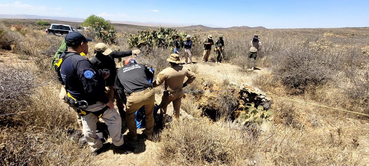 INICIA EN MORELOS LA BÚSQUEDA FORENSE INDIVIDUALIZADA EN TIROS DE MINA