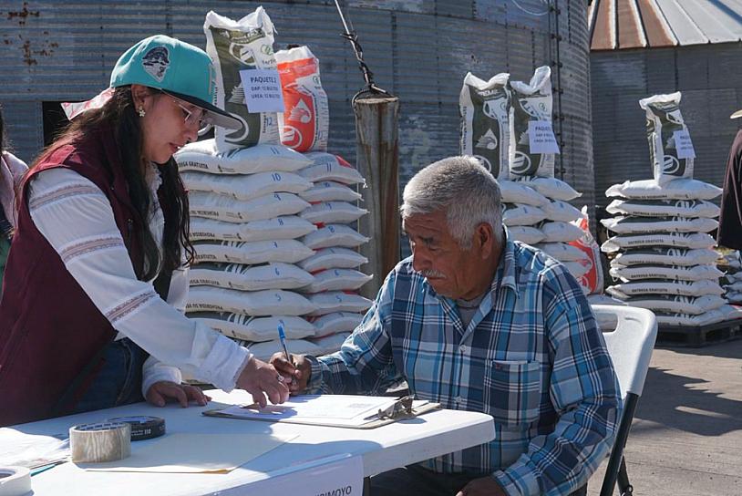 ENTREGA AGRICULTURA FERTILIZANTES A MÁS DE 74 MIL PRODUCTORES DE MICHOACÁN