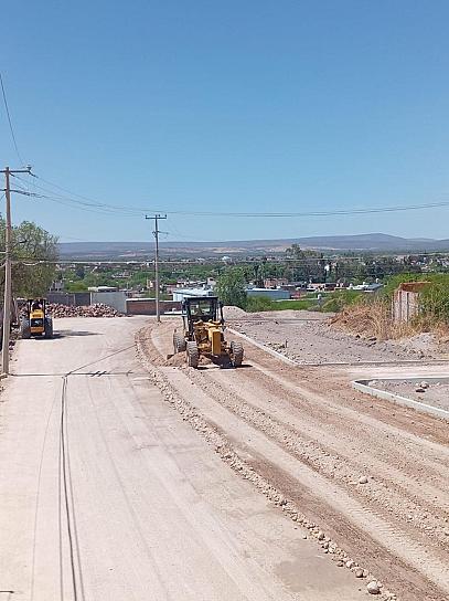 PAVIMENTA GOBIERNO DE ZACATECAS 16 CALLES EN VILLANUEVA