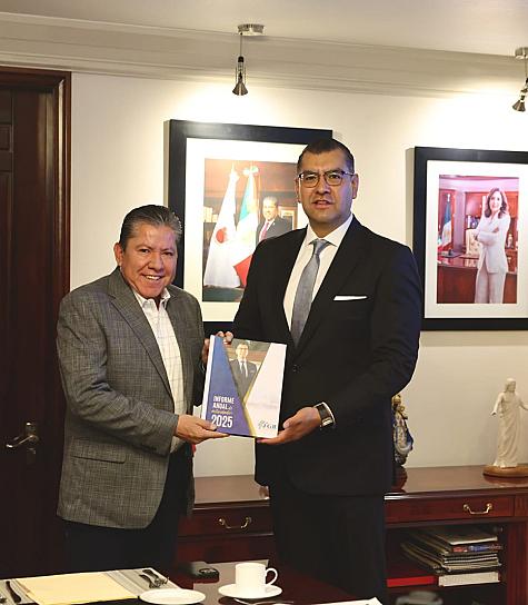 RECIBE GOBERNADOR INFORME 2025 DE FISCALÍA ZACATECAS