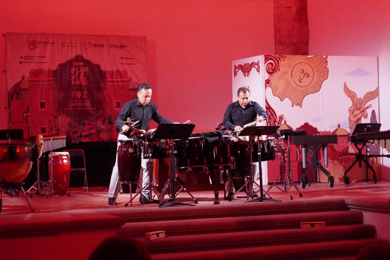 FUSIONA RITMOS ENSAMBLE DE PERCUSIONES DE LA UAZ EN EL FESTIVAL CULTURAL ZACATECAS 2026