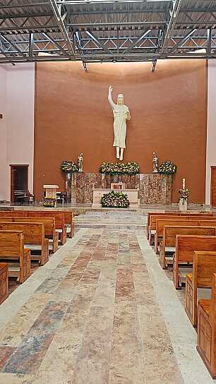 REALIZAN RELIQUIA EN HONOR AL SEÑOR DE LA RESURRECCIÓN