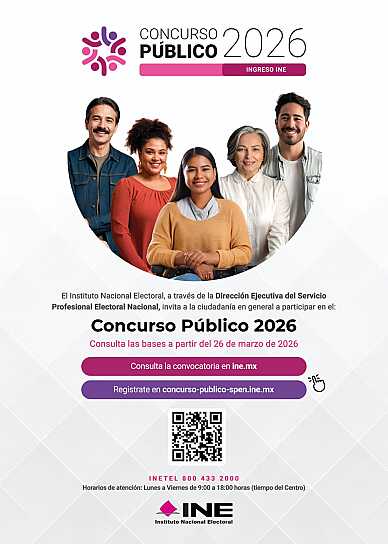 ABRE INE CONVOCATORIA PARA SERVICIO ELECTORAL