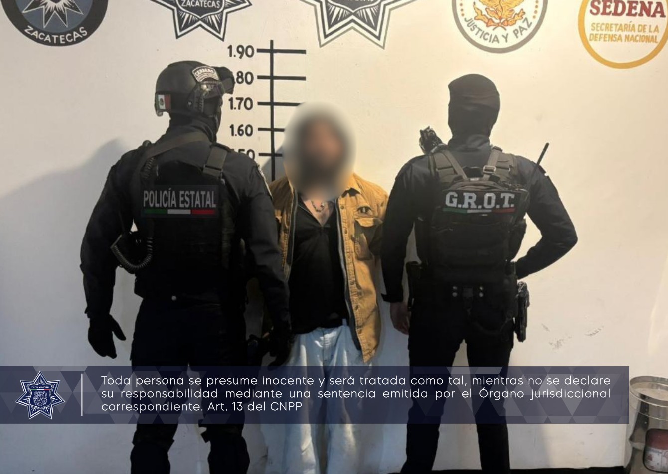 DETIENEN A HOMBRE POR VEHÍCULO ROBADO CALCINADO EN ZACATECAS