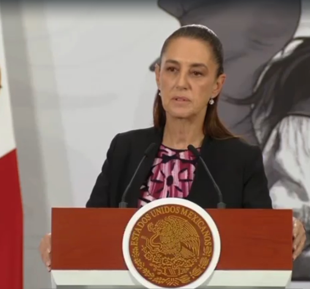 RESPALDA CLAUDIA SHEINBAUM LLAMADO A LA PAZ DEL PAPA LEÓN XIV