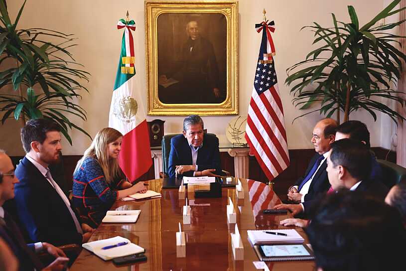FORTALECE DAVID MONREAL COOPERACIÓN CON ESTADOS UNIDOS Y DESTACA AVANCES EN SEGURIDAD EN ZACATECAS