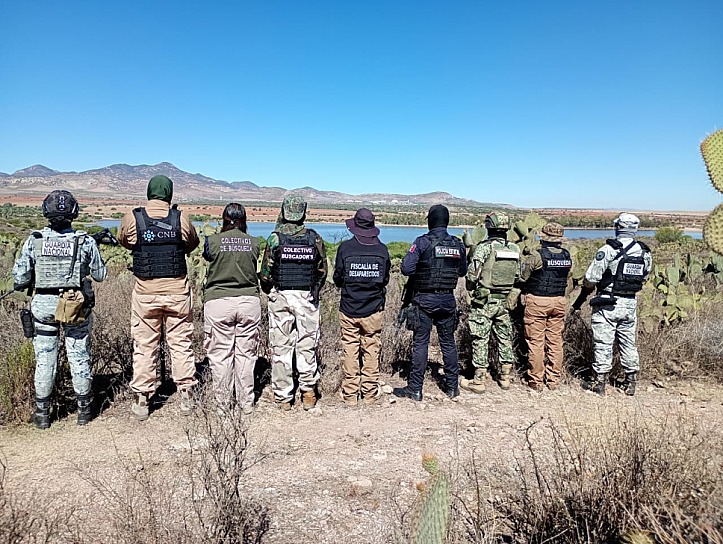 REALIZAN BÚSQUEDA AUTORIDADES Y COLECTIVOS FORENSE EN FRESNILLO