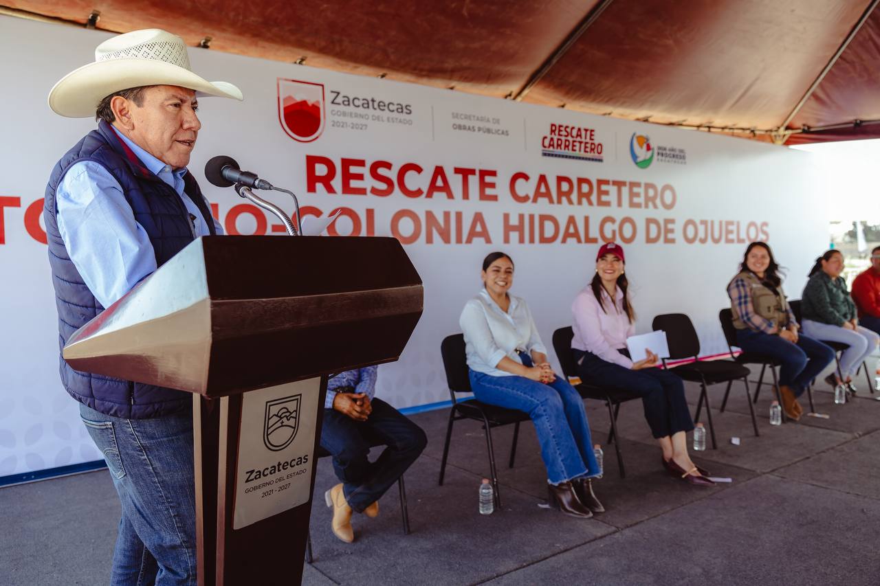 ANUNCIA DAVID MONREAL 500 MILLONES DE PESOS PARA INFRAESTRUCTURA EN CALERA Y FRESNILLO