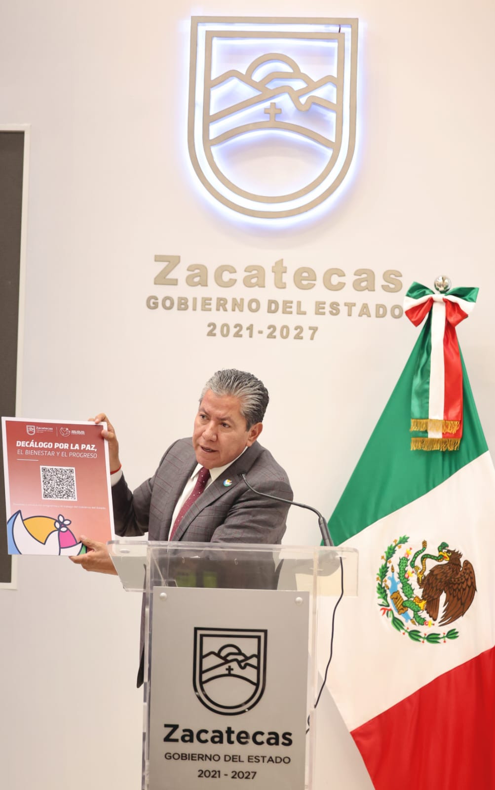 PRESENTA DMA DECÁLOGO POR LA PAZ, EL BIENESTAR Y EL PROGRESO