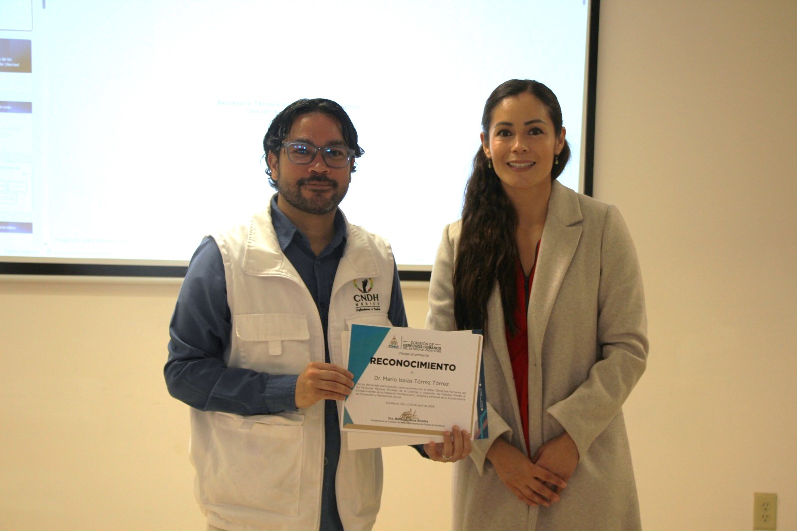 FORTALECEN CDHEZ Y CNDH DERECHOS DE PERSONAS MAYORES PRIVADAS DE LIBERTAD   