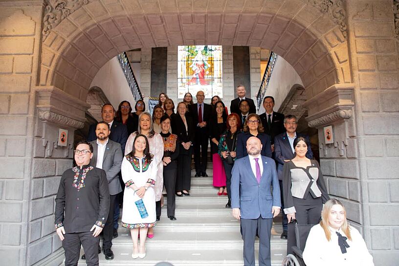 PARTICIPA DIMAS REVELES EN REUNIÓN CON EL COMISIONADO DE LA ONU PARA DH