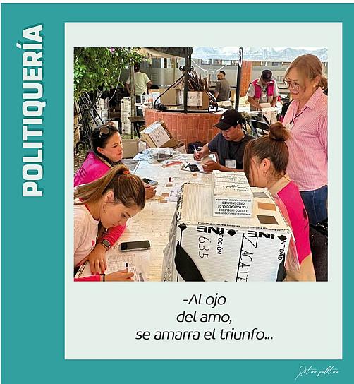 -Al ojo del amo, se amarra el triunfo...