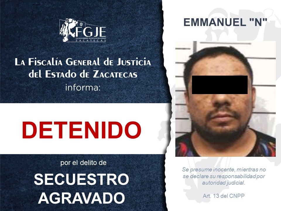 APREHENDEN A 11 PERSONAS EN ZACATECAS POR DELITOS VARIOS