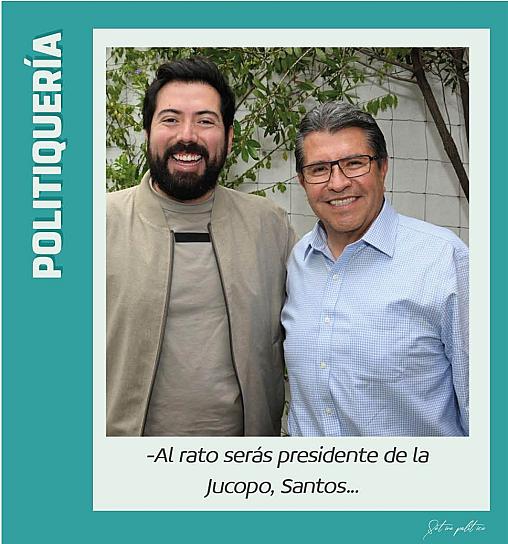 -Al rato serás presidente de la Jucopo, Santos... 