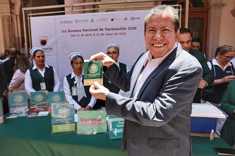 INICIA ZACATECAS SEMANA NACIONAL DE VACUNACIÓN 2026