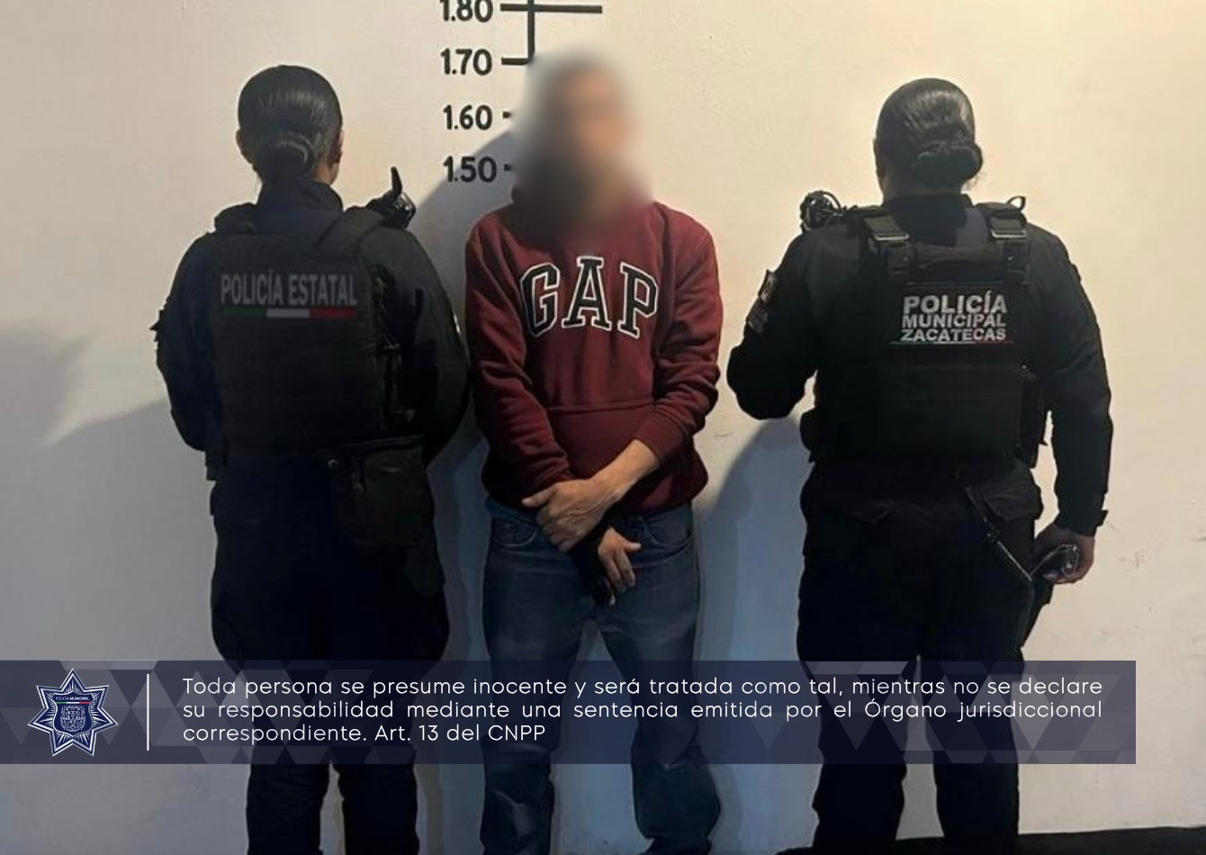  DETIENEN A SUJETO POR PRESUNTA AGRESIÓN A SU PAREJA